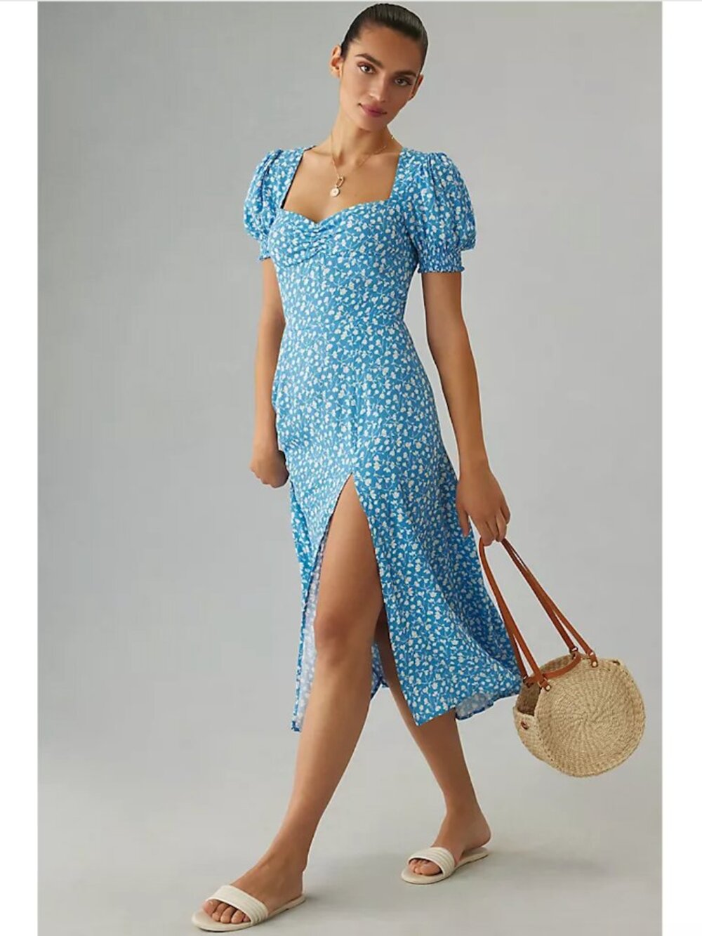 Reformation Lacey Dress in Marie Size 4 Like New! - Picture 1 of 5